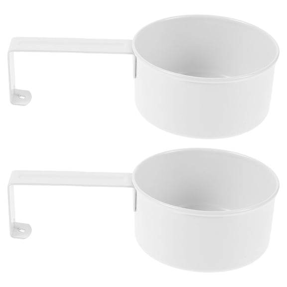 ETEREAUTY 2Pcs Multipurpose Metal Measuring Scoop for Laundry Powder Pet Food and Dry Goods