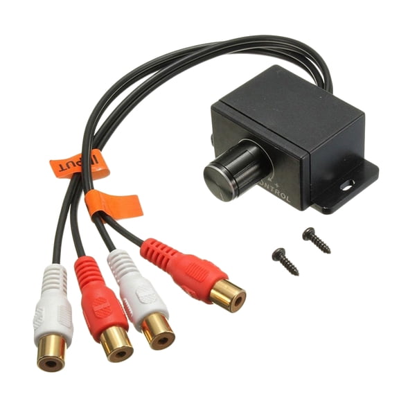 ETEREAUTY 2Pcs Car Amplifier Volume Remote Level Control for Stereo and Bass
