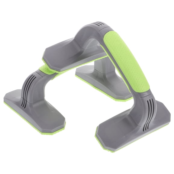 ETEREAUTY 2Pcs Portable Push Up Bars for Floor with Non Slip Stable Grip Green