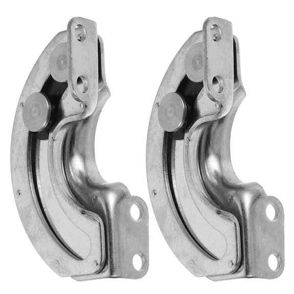 ETEREAUTY 2-Pack Stainless Steel Hidden Cabinet Hinges with 90 Degree Stop, Invisible Door Hardware for Industrial and Home Use