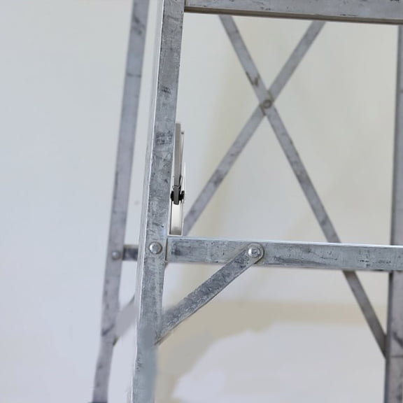 ETEREAUTY 2pcs Ladder Anti Theft Lock Stainless Steel Metal Ladder Accessories for Professionals