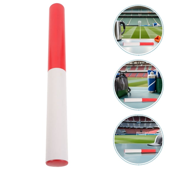 ETEREAUTY 2pcs Relay Running Baton 12 Inch Plastic Race Baton for Track Field