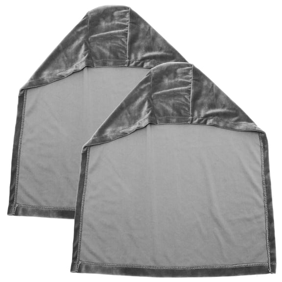 ETEREAUTY 2pcs Removable Armrest for Sofa Grey for Living Room Protection