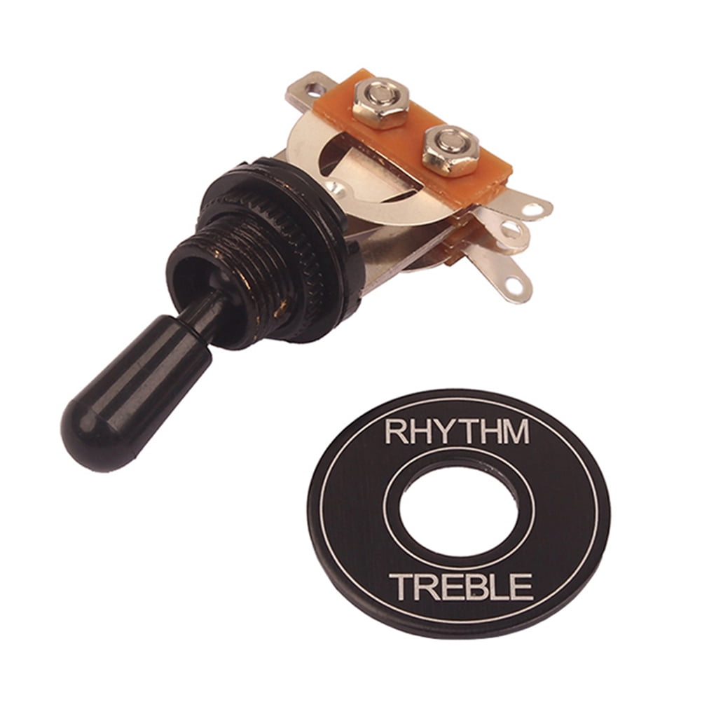 ETEREAUTY 3 Way Toggle Rhythm Treble Washer Ring Plate Washer Ring kit
