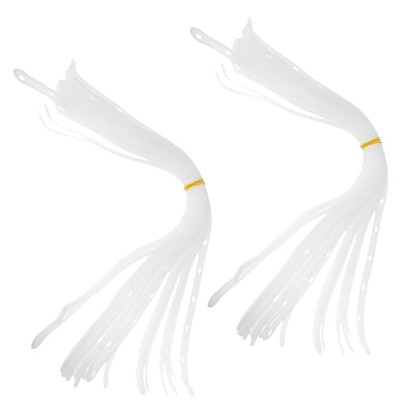 ETEREAUTY 30Pcs Plastic Clothes Hanger Connecting Strips White for Efficient Closet Rack and Retail Use