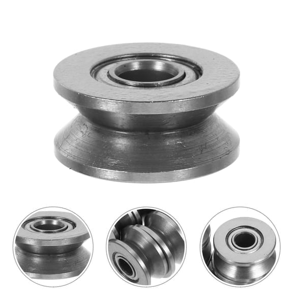 ETEREAUTY 30Pcs Plated Silver V Groove Guide Wheel Bearing for Cnc Machinery Durable and Precise