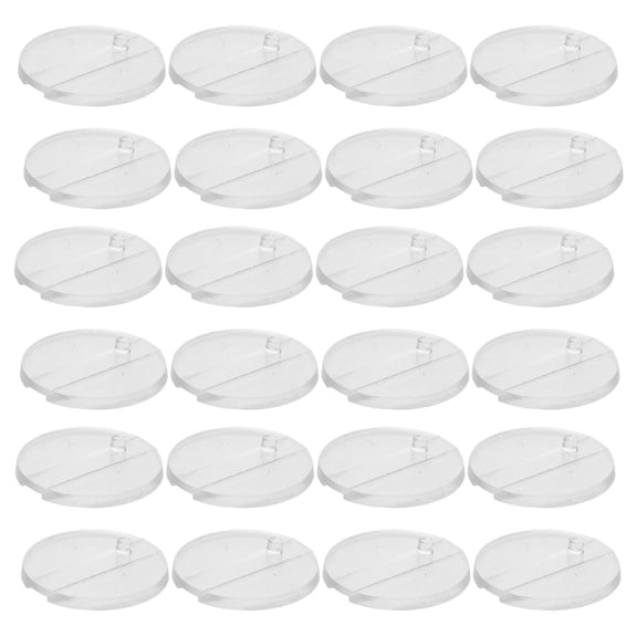 ETEREAUTY 30Pcs Transparent Action Figure Display Bases for Articulated Model Figures