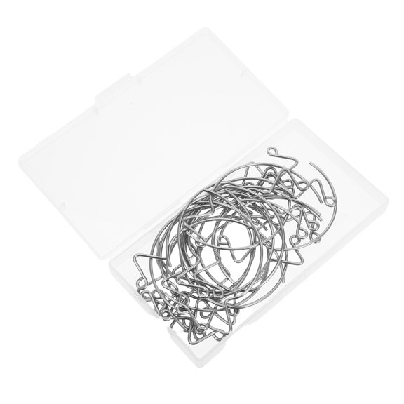 ETEREAUTY 30Pcs Wall Hangers for Plaster with Stainless Steel Heavy Load Bearing Hooks for Home Display