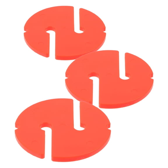 ETEREAUTY 3Pcs Compact Orange Dive Safety Marker Waterproof Line Indicator for Underwater Navigation