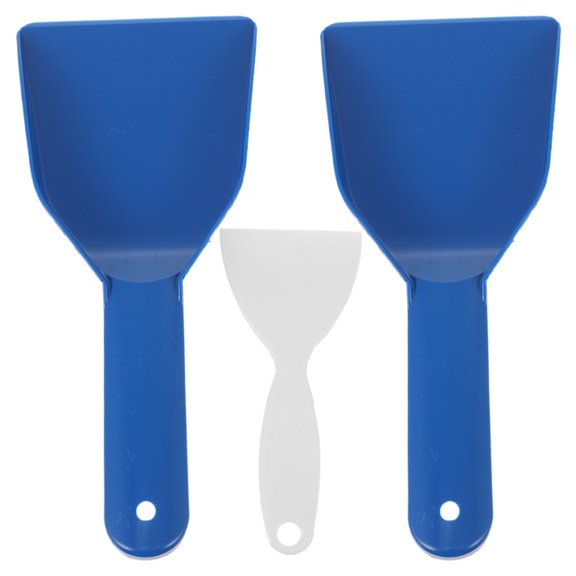 ETEREAUTY 3Pcs Snow Removal Scraper for Car and Freezer Multipurpose Ice Scraper with Strong PP Material