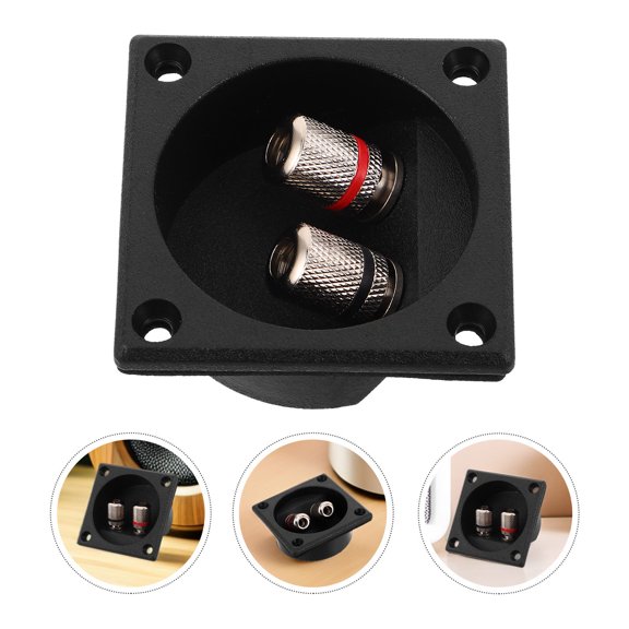 ETEREAUTY 3Pcs Subwoofer Speaker Box Terminal Block for Home Audio Systems and Outdoor Sound Setup