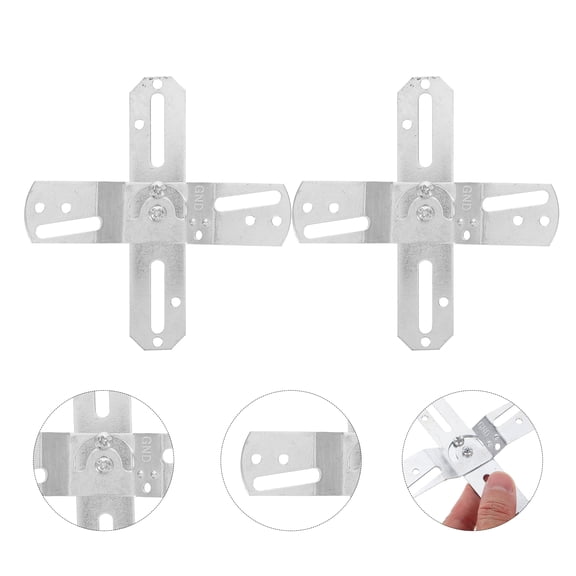 ETEREAUTY 3pcs Ceiling Hooks for Hanging Mounting Bracket Galvanized Iron for Homeowners