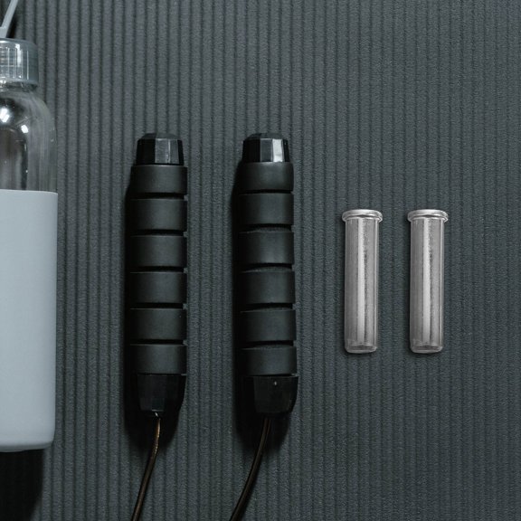 ETEREAUTY 4Pcs Adjustable Metal Weights for Jump Rope Fitness Training and Performance