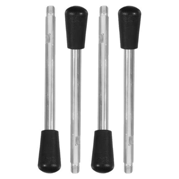 ETEREAUTY 4Pcs Precision M8 Thread Crank Handles Black Metal Handwheels for Lathe Machine Machining Use