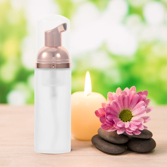 ETEREAUTY 4Pcs Pressing Frosted Foaming Bottles Made of Material for Easy Bubble Dispensing