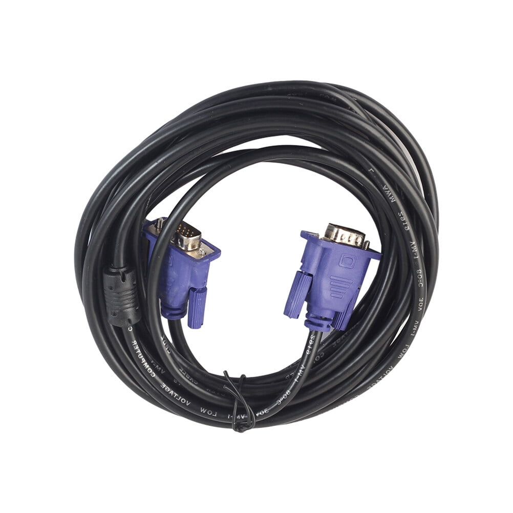ETEREAUTY 5 Meters VGA Cable Male to Male Monitor Cable Video Adapter