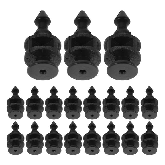 ETEREAUTY 50Pcs Black Tail Light Fastener Car Tail Lamp Repair Kit for Easy Installation