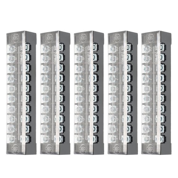 ETEREAUTY 5Pcs Fixed Electrical Terminal Block Bridge Insert for Wear Resistant Wire Assembly
