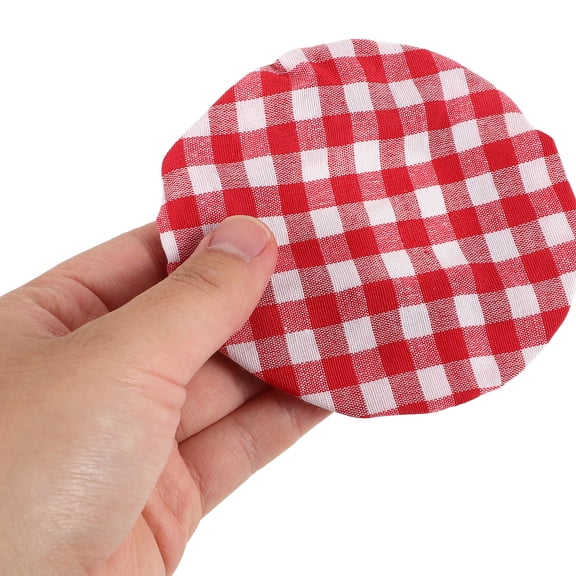 ETEREAUTY 6Pcs Red Elastic Bread Fermentation Covers for Sourdough Starter Bowls