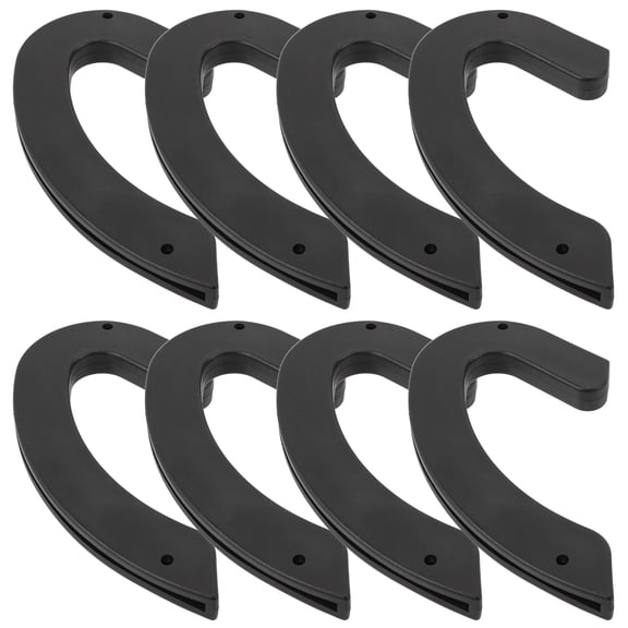 ETEREAUTY Dumbbell Weight Rack Cover Dumbbell Rack Cover Rubber 8Pcs Black