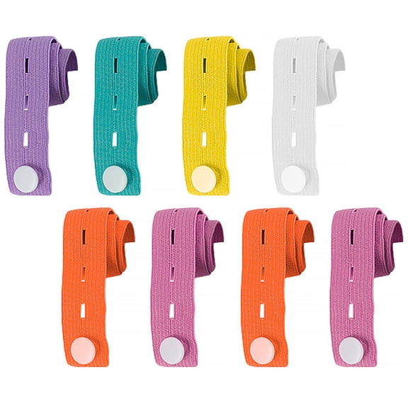 ETEREAUTY 8Pcs Outdoor Clothes Organizing Supply Adjustable Elastic Strap for Closet and Suitcase