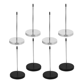ETEREAUTY 8-Piece Metal Restaurant Bill Holder Set with Rubber Tip Ticket Stabber for Secure Receipt Organization
