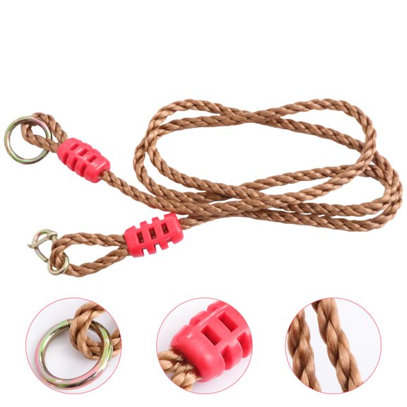 ETEREAUTY Adjustable Khaki Swing Strap with Durable Material for Tree Tire Porch and Garden Swings