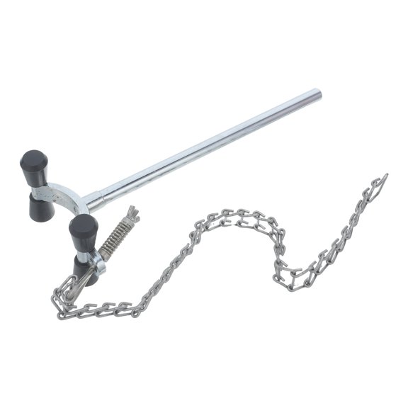 ETEREAUTY Adjustable Stainless Steel Laboratory Chain Clamp Holder for Glassware Beakers Flasks with Anti Slip Support