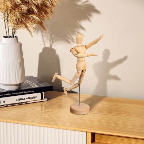 ETEREAUTY Multi Color Wood Drawing Figure with Adjustable Joints for Artist Decoration