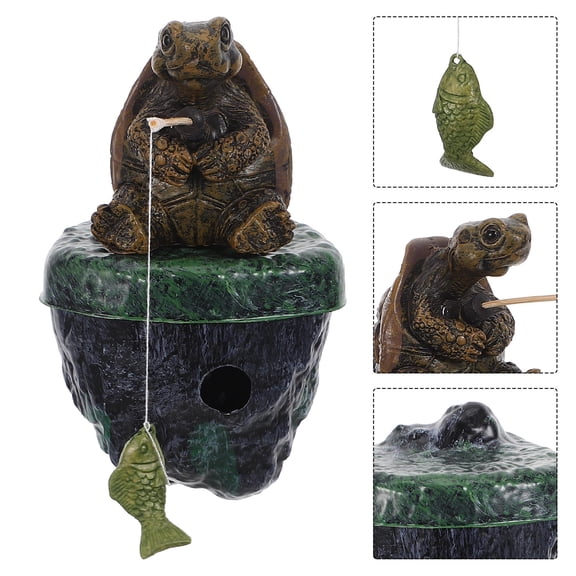 ETEREAUTY Betta Guppy Shrimp Aquarium Floating Decor with Durable Lightweight Material