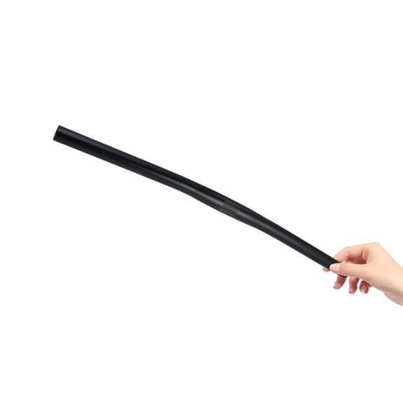 ETEREAUTY Etereaauty Aluminum Alloy Handlebar, Black, Flat and Straight, for Fixed Gear Bikes