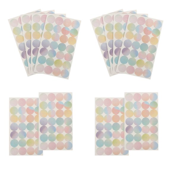ETEREAUTY Binder Ring Paper Hole Reinforcement Stickers with Easy Tear Adhesive Design