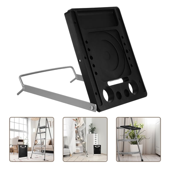 ETEREAUTY Durable Ladder Storage Tray for Folding Ladder with Portable Foldable Design