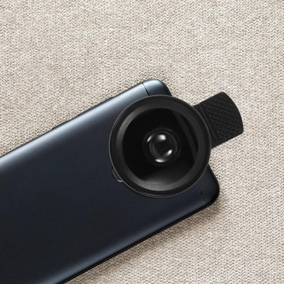 ETEREAUTY Phone Camera Lens Black Clip on Macro Lens with Wide Angle Dual Use for Smartphones