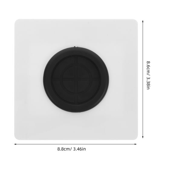 ETEREAUTY White Sturdy Wall Plate Cover with Cable Pass Through for Office and Home Use