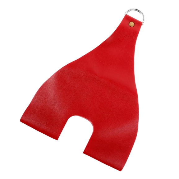 ETEREAUTY Chicken Carrier with Handle Red PU Comfortable for Weighing and Carrying Pets