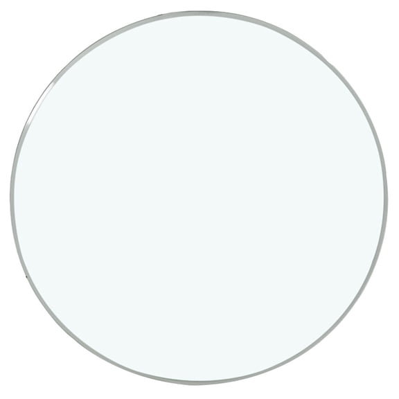 ETEREAUTY Clear Tempered Glass Table Top Round Thickened Transparent Surface for End Tables