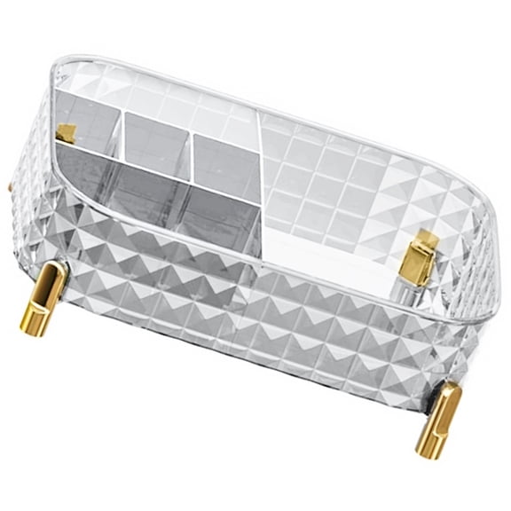 ETEREAUTY Vanity Organizer Transparent Pet ABS for Makeup and Skincare