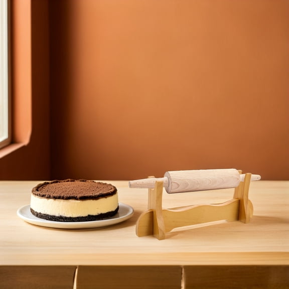 ETEREAUTY Countertop Rolling Pin Organizer Stand for Pie Crust Pasta Roller Storage