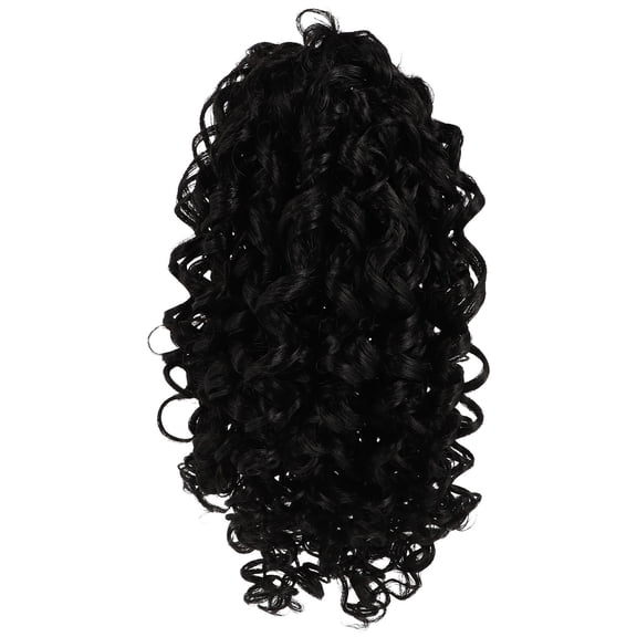 ETEREAUTY African Curly Ponytail Black Drawstring for Natural Look