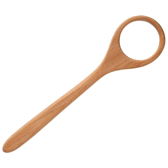 ETEREAUTY Dough Mixer Hand Tool Wooden Dough Whisk Light Brown 1Set