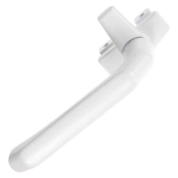 ETEREAUTY Durable White Casement Window Crank Made of Solid Aluminum Alloy for Right Hand Use