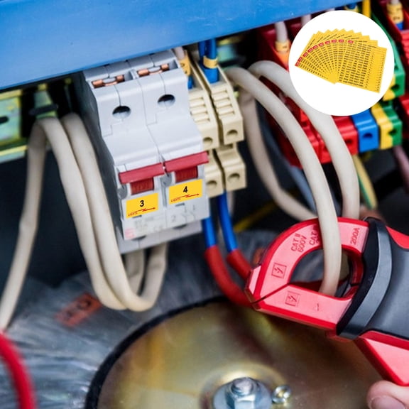 ETEREAUTY Electrical Panel Labels with Self Adhesive Backing for Organized Breaker Boxes
