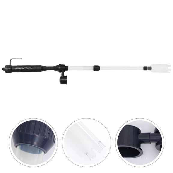ETEREAUTY Fish Tank Gravel Vacuum with Syphon and Hose for Aquarium Dirt Removal and Water Siphoning