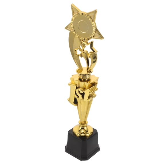 ETEREAUTY Golden Plastic First Place Trophy Cup for Sports Event Celebration Awards