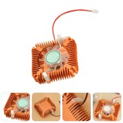 ETEREAUTY Golden Aluminum Graphic Card Cooler for Computer Air Cooling Fan