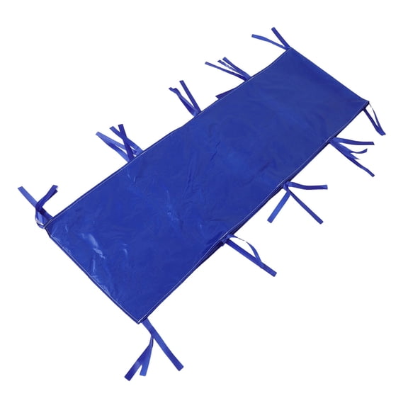 ETEREAUTY Heavy Duty Canopy Rain Gutter in Blue with Noise Reducing Design for Quiet Outdoor Use