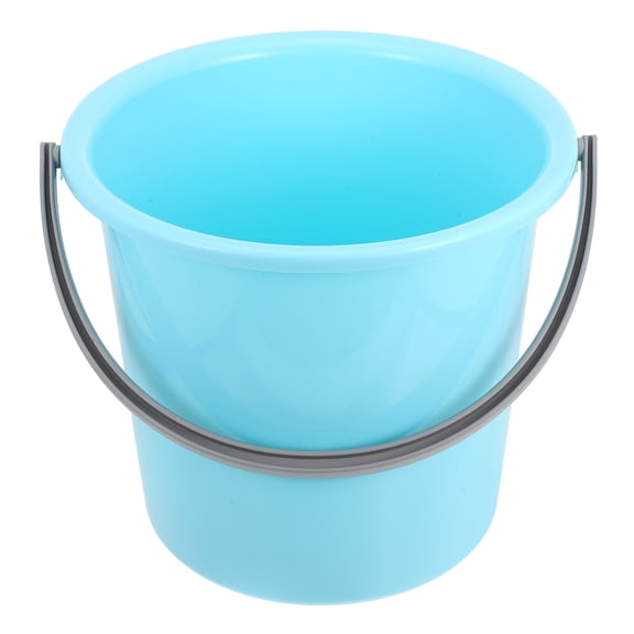 ETEREAUTY Heavy Duty Plastic Bucket with Handle for Water Storage and Dormitory Use