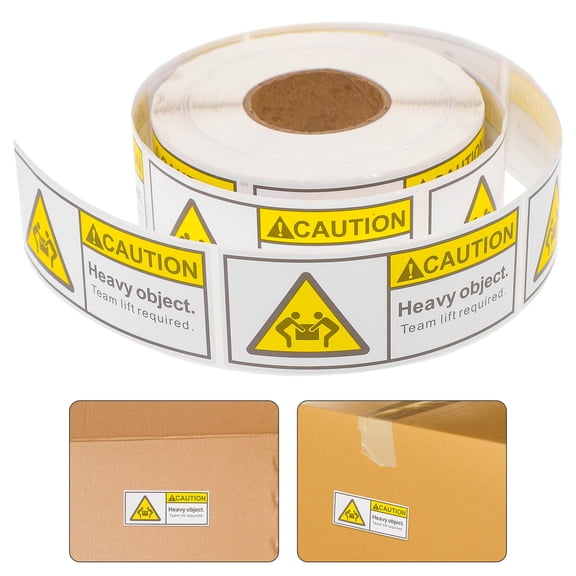 ETEREAUTY Heavy Object Team Lift Label Sticker with High Adhesive Backing for Shipping and Packing