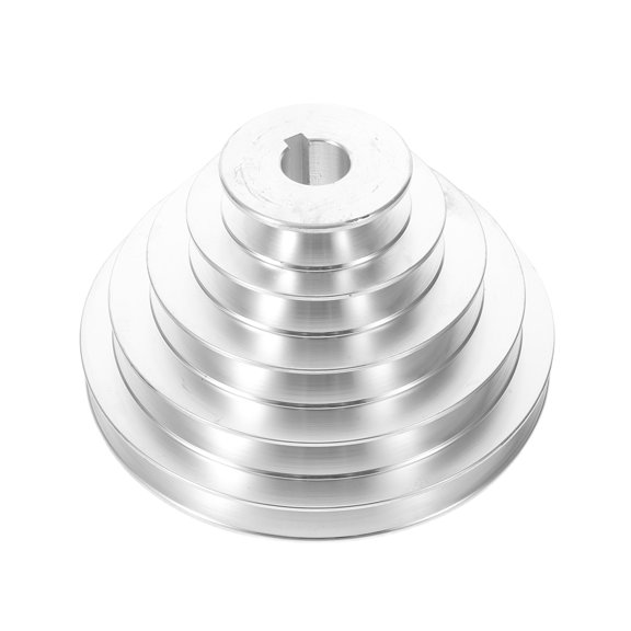 ETEREAUTY High Strength Aluminum 5-Step Pulley for Motor Shaft Drill Press Replacement